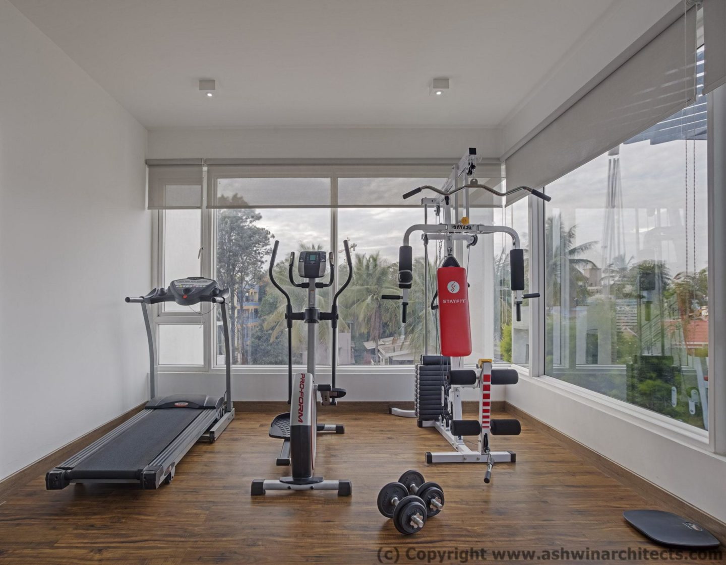 design for home gym in residential architecture