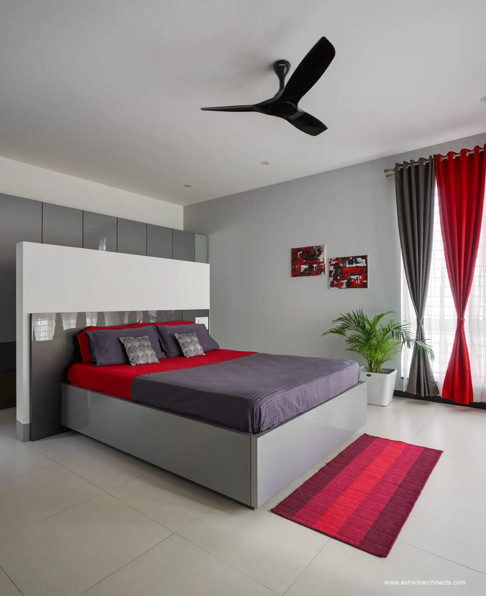 40x60-plot-Bedroom-Kailash-Residence-40-x-60-Plot-3BHK-Duplex-Bungalow-3500-sft.-Family-Home-Design